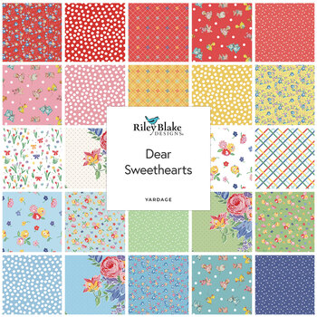 Dear Sweethearts  Yardage by American Jane for Riley Blake Designs, Image