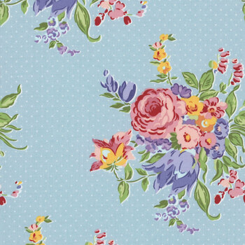 Dear Sweethearts C18090-BLUE by American Jane for Riley Blake Designs