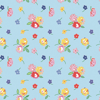 Dear Sweethearts C18092-BLUE by American Jane for Riley Blake Designs, Image