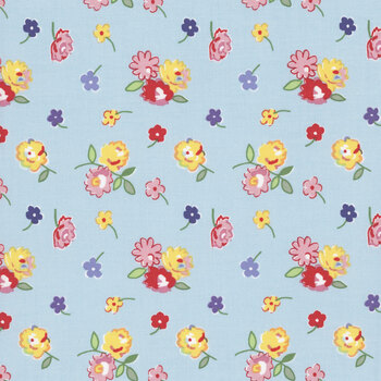 Dear Sweethearts C18092-BLUE by American Jane for Riley Blake Designs