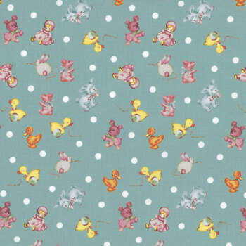 Dear Sweethearts C18093-TEAL by American Jane for Riley Blake Designs