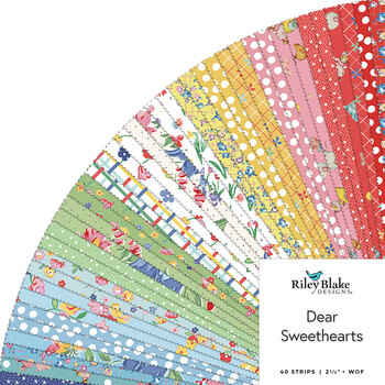Dear Sweethearts  2-1/2” Rolie Polie by American Jane for Riley Blake Designs, Image