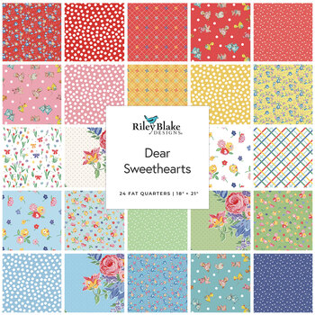 Dear Sweethearts  24 FQ Set by American Jane for Riley Blake Designs, Image