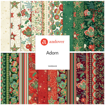 Adorn  Yardage by Makower UK for Andover Fabrics, Image