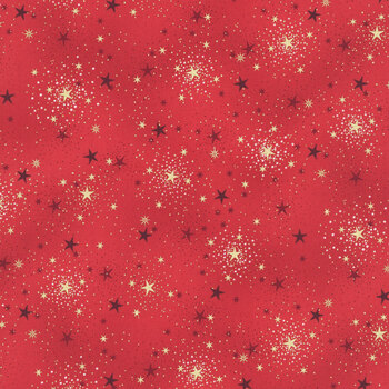 Adorn MU-216-R5 Red by Makower UK for Andover Fabrics