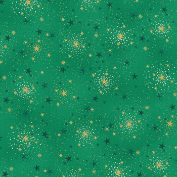 Adorn MU-216-G Green by Makower UK for Andover Fabrics