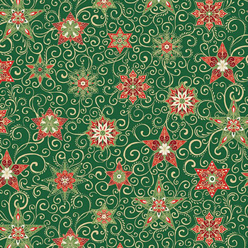 Adorn MU-215-G by Makower UK for Andover Fabrics, Image