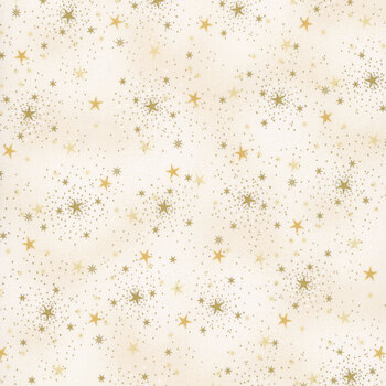 Adorn MU-216-Q Cream by Makower UK for Andover Fabrics