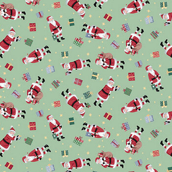 Country Christmas MU-231-G by Makower UK for Andover Fabrics, Image