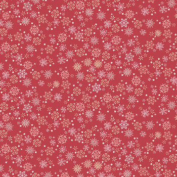 Country Christmas MU-236-R by Makower UK for Andover Fabrics, Image