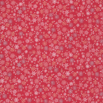 Country Christmas MU-236-R Red by Makower UK for Andover Fabrics