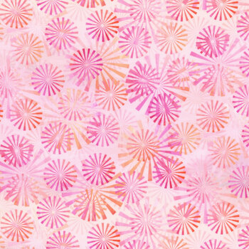 Felicity 5FEL-1 Pink Rays by Jason Yenter for In The Beginning Fabrics, Image