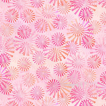 Felicity 5FEL-1 Pink Rays by Jason Yenter for In The Beginning Fabrics, Image