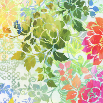 Felicity 2FEL-1 Multi Floral by Jason Yenter for In The Beginning Fabrics, Image