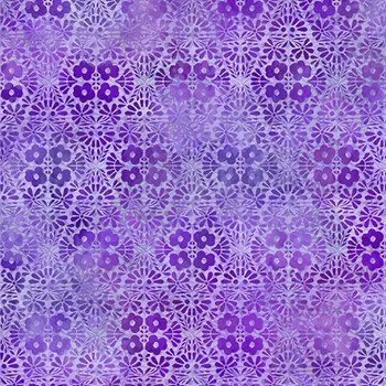 Felicity 9FEL-2 Purple Flower Diamond by Jason Yenter for In The Beginning Fabrics, Image