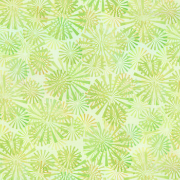 Felicity 5FEL-2 Green Rays by Jason Yenter for In The Beginning Fabrics, Image