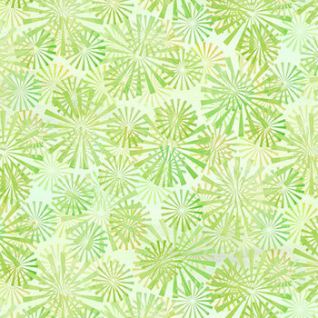 Felicity 5FEL-2 Green Rays by Jason Yenter for In The Beginning Fabrics, Image