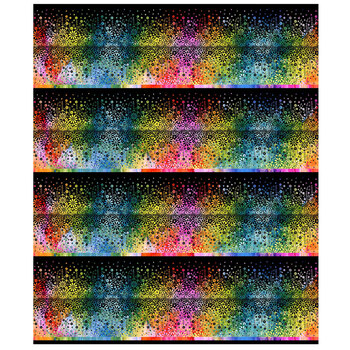 Felicity 1FEL-2 Black Border by Jason Yenter for In The Beginning Fabrics, Image