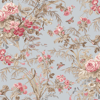 Meadow Blush MAS11130-B Blue by Maywood Studio, Image