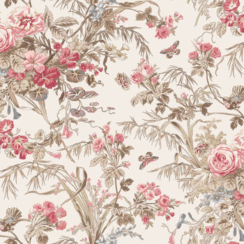 Meadow Blush MAS11130-W White by Maywood Studio, Image
