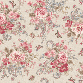 Meadow Blush MAS11131-T Tan by Maywood Studio, Image