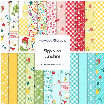Sippin' on Sunshine  23 FQ Set by Kimberbell for Maywood Studio, Image