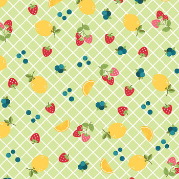 Sippin' on Sunshine MAS11073-G Green by Kimberbell for Maywood Studio, Image