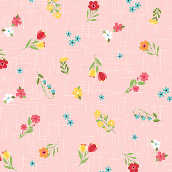 Sippin' on Sunshine MAS11076-P Pink by Kimberbell for Maywood Studio, Image