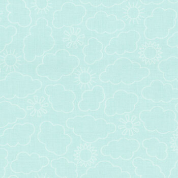 Sippin' on Sunshine MAS11077-Q Aqua by Kimberbell for Maywood Studio, Image