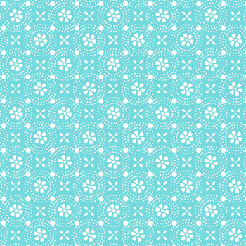 Sippin' on Sunshine MAS8241-QW Aqua by Kimberbell for Maywood Studio, Image