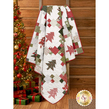  Evergreen Quilt Kit - Berry & Pine, Image