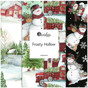 Frosty Hollow  Yardage by Melinda Hipsher for 3 Wishes Fabrics, Image