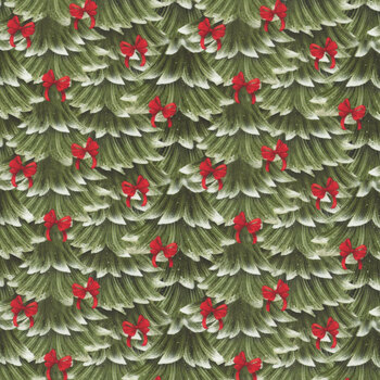 Very Merry Gingerbread 24615 Green by Beth Albert for 3 Wishes Fabrics