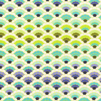 Floral Reef PWTP269.MARINE by Tula Pink for FreeSpirit Fabrics