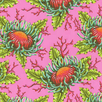 Floral Reef PWTP265.CORALLINE by Tula Pink for FreeSpirit Fabrics