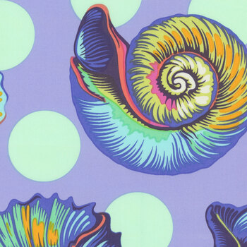 Floral Reef 108" Wide QBTP021.MARINE  by Tula Pink for FreeSpirit Fabrics, Image