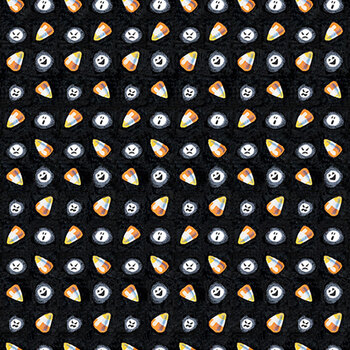 Moonlit Mischief PWMY045.BLACK by Mary Engelbreit for FreeSpirit Fabrics, Image