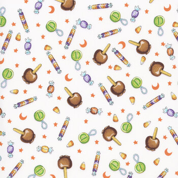 Moonlit Mischief PWMY047.WHITE by Mary Engelbreit for FreeSpirit Fabrics