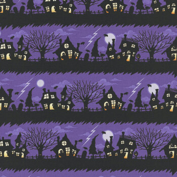 Moonlit Mischief PWMY053.PURPLE by Mary Engelbreit for FreeSpirit Fabrics