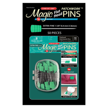 Magic Flathead Patchwork Pins - Extra Fine - 50pc, Image
