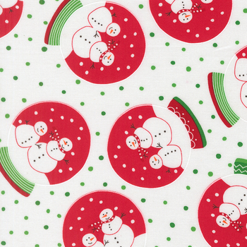 Snow Time 22500-11 Winter White by Me and My Sister Designs for Moda Fabrics, Image