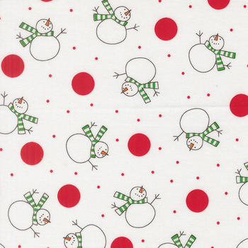 Snow Time 22501-11 Winter White by Me and My Sister Designs for Moda Fabrics, Image