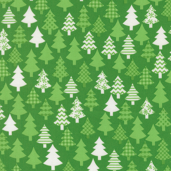 Snow Time 22502-13 Evergreen by Me and My Sister Designs for Moda Fabrics, Image