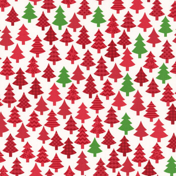 Snow Time 22502-24 Poinsettia Red by Me and My Sister Designs for Moda Fabrics, Image