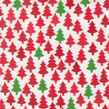 Snow Time 22502-24 Poinsettia Red by Me and My Sister Designs for Moda Fabrics, Image