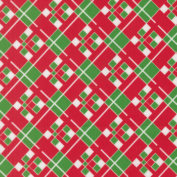 Snow Time 22505-14 Poinsettia Red by Me and My Sister Designs for Moda Fabrics, Image