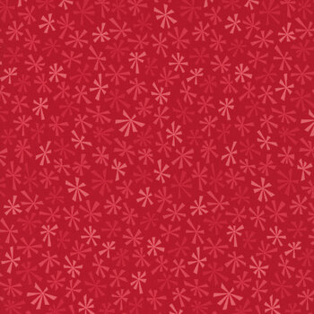 Snow Time 22507-14 Poinsettia Red by Me and My Sister Designs for Moda Fabrics, Image