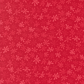 Snow Time 22507-14 Poinsettia Red by Me and My Sister Designs for Moda Fabrics, Image
