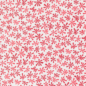 Snow Time 22507-24 Winter White - Poinsettia Red by Me and My Sister Designs for Moda Fabrics, Image