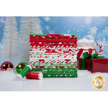 Snow Time  25 FQ Set by Me and My Sister Designs for Moda Fabrics - RESERVE, Image